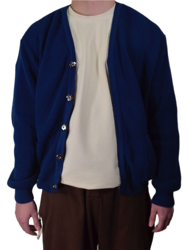 WYNflair Adaptive Cardigan – Royal Blue, Easy Button