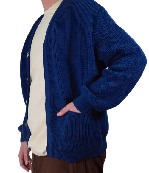WYNflair Adaptive Cardigan – Royal Blue, Easy Button