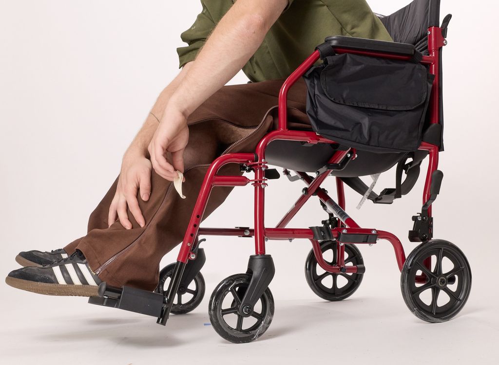 WYNflair Adaptive Pants – Easy Access, Full Side Zippers (Brown)